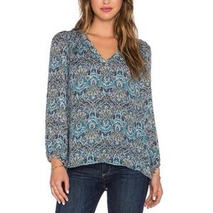 Joie Avonmora Silk Blouse | Size xs